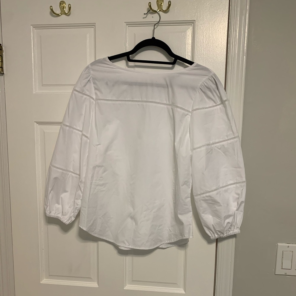Never worn White puff sleeve Ralph Lauren blouse